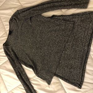Rue21 High-Low Grey Sweater/Blouse - Medium